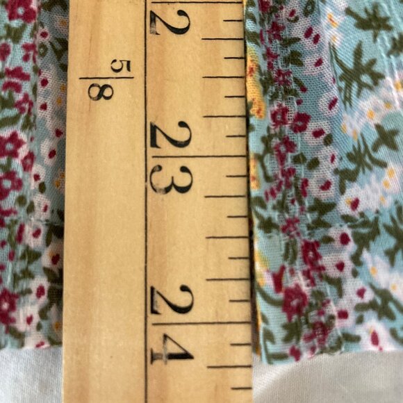 Anthropologie Maeve LS Blouse Gelise Pintuck Metal Buttons Peasant Prairie, Med. - Picture 10 of 14